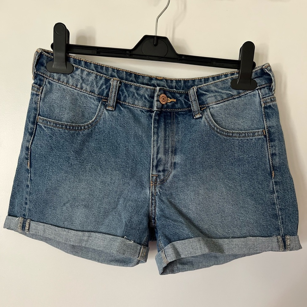 H&M Blue Jean Shorts with Regular Fit